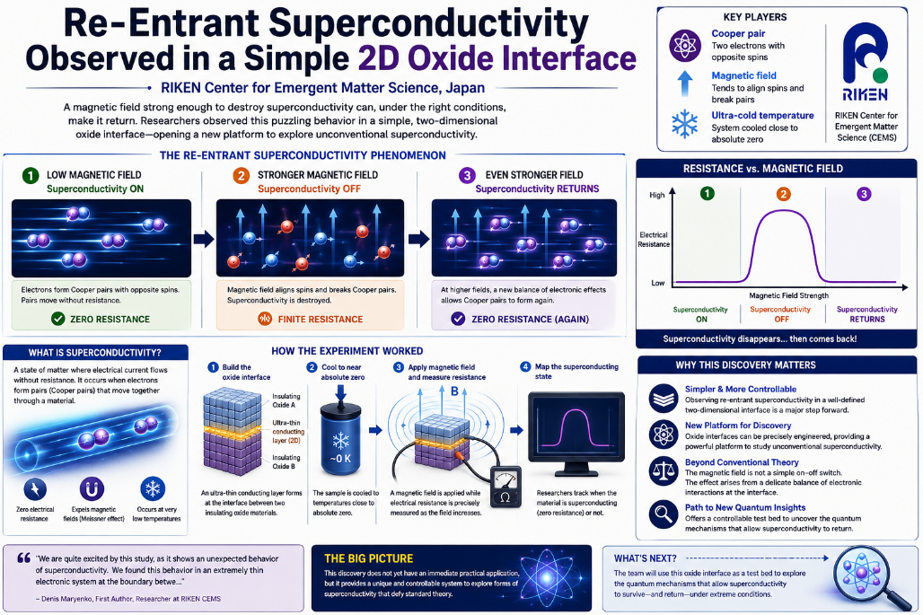 Magnetic Field That Destroys Superconductivity Can Also Restore It