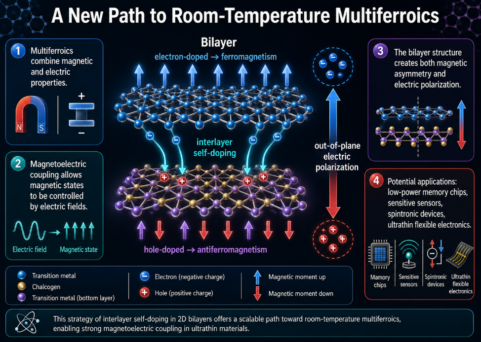 Scientists Propose New Method to Build Multiferroic Materials at Room Temperature