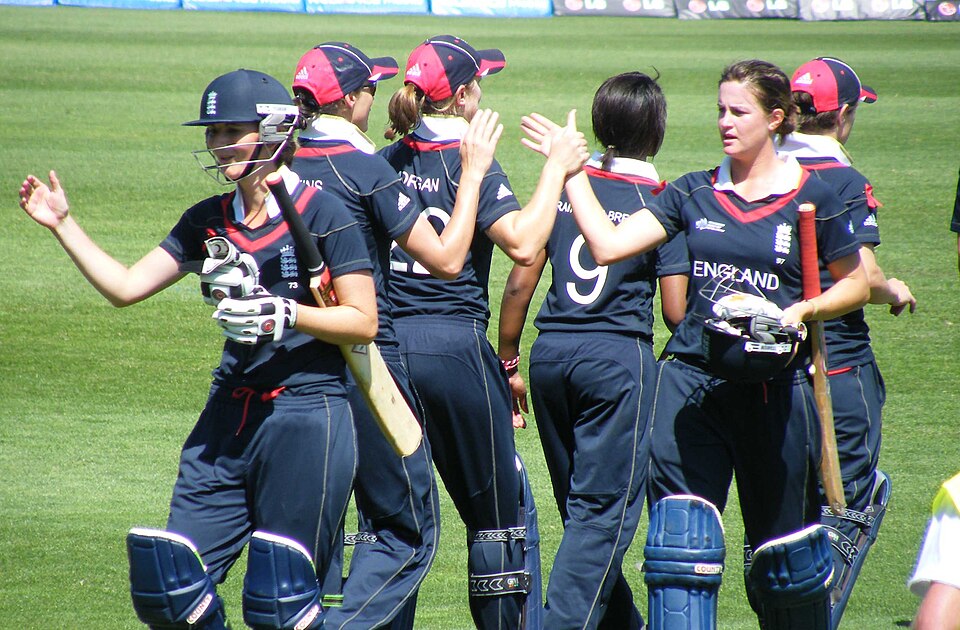 England Team - ICC Women's Cricket World Cup, Sydney, March 2009.