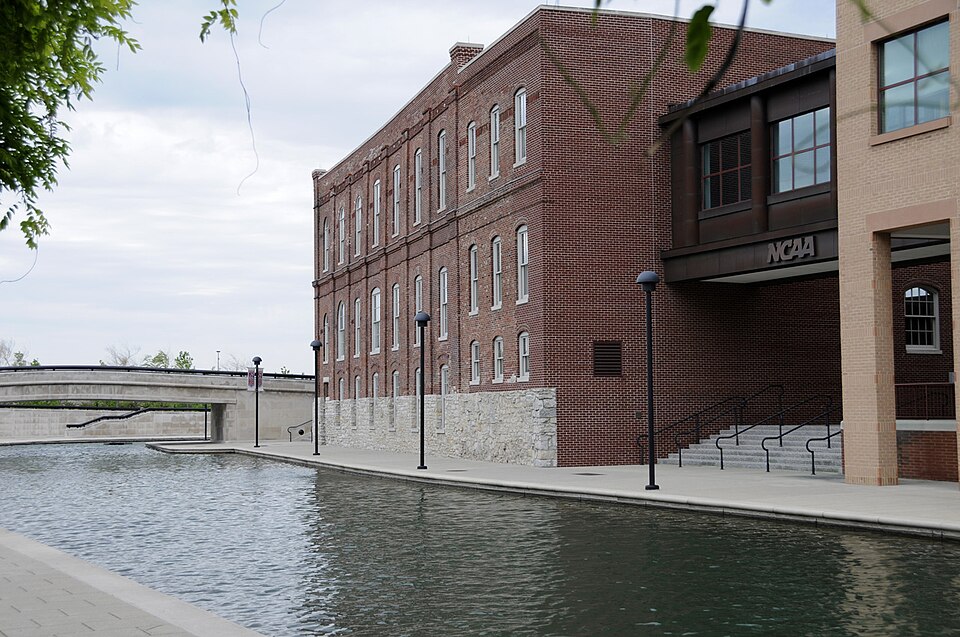 Indianapolis Canal Walk — NCAA Headquarters on the Canal