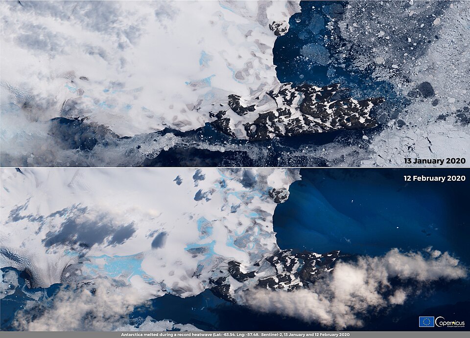At the beginning of February 2020, a heatwave with record-breaking temperatures hit Antarctica. On 6 February, thermometers at the Esperanza Base recorded 18.3°C, and on 9 February 20.75°C was reported at Marambio station - the two hottest temperature on record for Antarctica. This warm spell caused