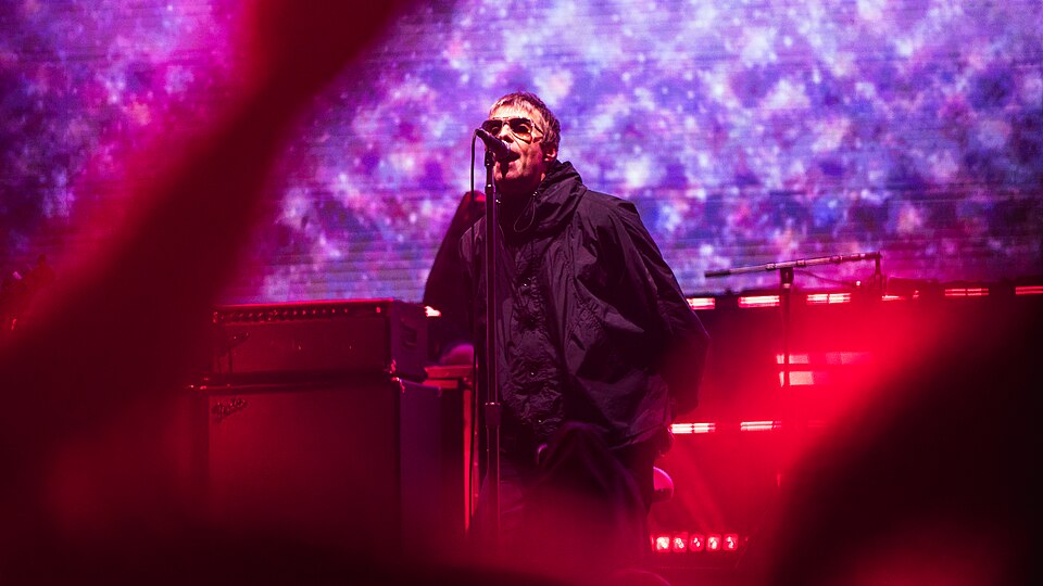 English rock band Oasis performing at Wembley Stadium in London, England, on September 28, 2025, as part of their Oasis Live '25 Tour