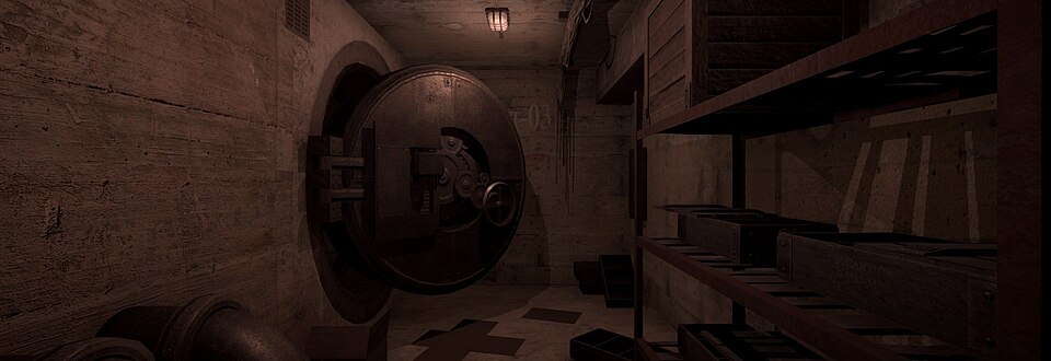 Photo shows enerance to the laboratory X