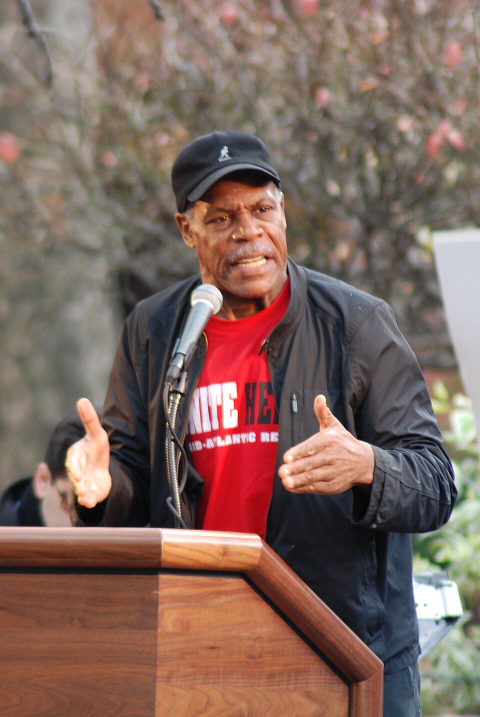 Danny Glover at the Writer's Guild of America East Solidarity Rally in Washington Square (2007)Writer's Guild of America East Soladarity Rally in Washington Square