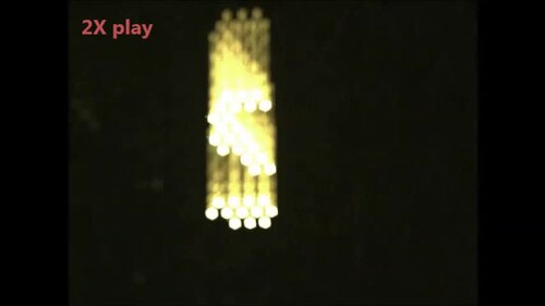 Supplementary Movie 1 Demonstration of opto-mechanical retrieval of clonal DNA (beads) with the pulse laser system. The throughput reached up to 2 beads per second as shown in the movie.