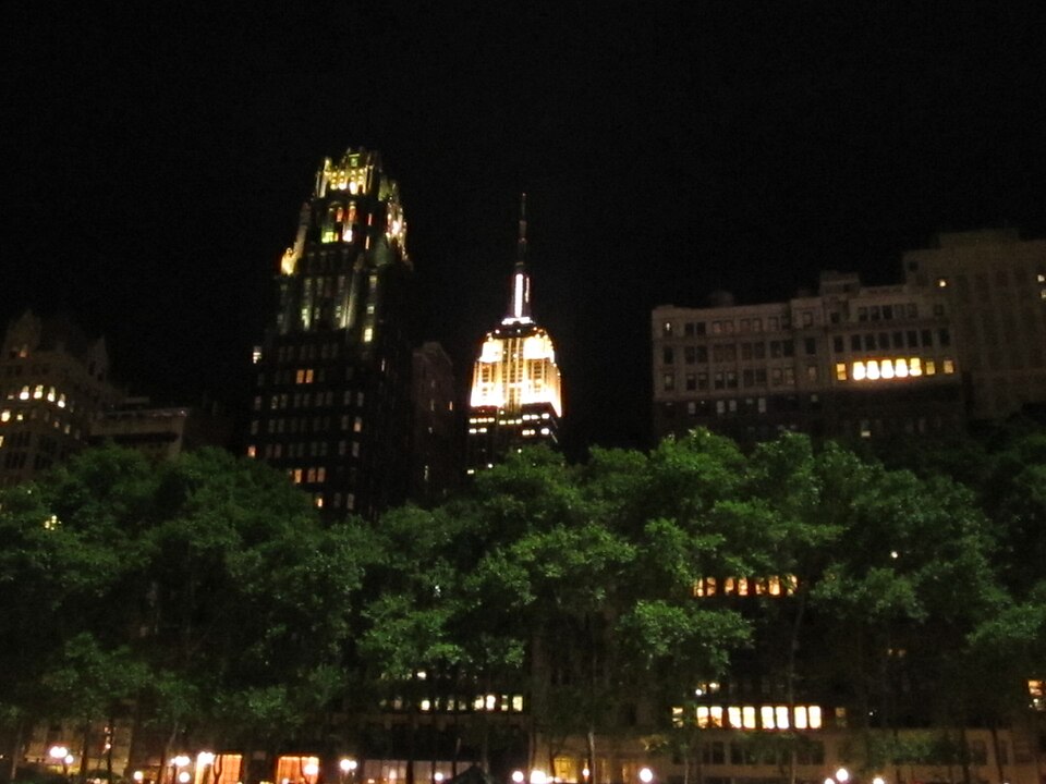 The American Radiator Building (since renamed to the American Standard Building) is a landmark skyscraper located at 40 West 40th Street, in midtown Manhattan, New York City. It was conceived by the architects John Howells and Raymond Hood in 1924 and built for the American Radiator and Standard San
