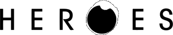 Black and white logo of the US Television series Heroes.