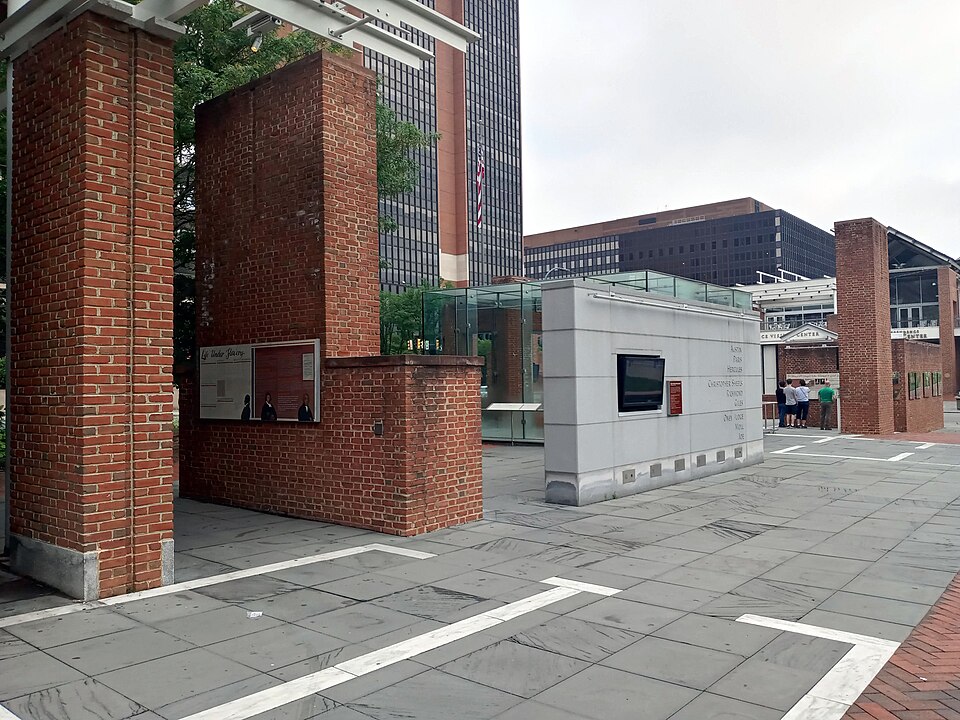 Memorial to the Enslaved at the President's House Site in Philadelphia, Pennsylvania, USA