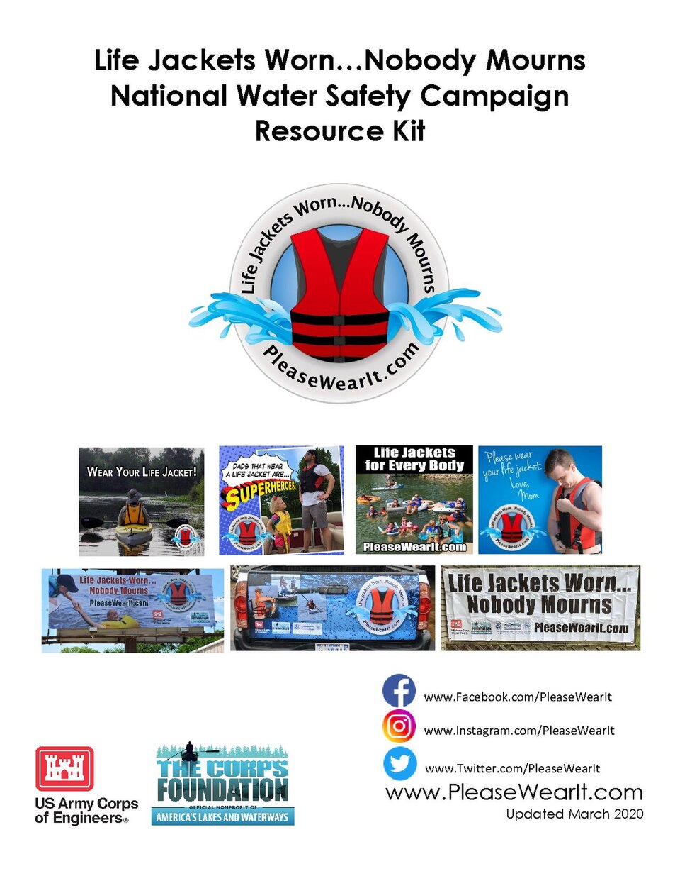 Life jackets worn...nobody mourns national water safety campaign resource kit - USACE-p16021coll11-4804