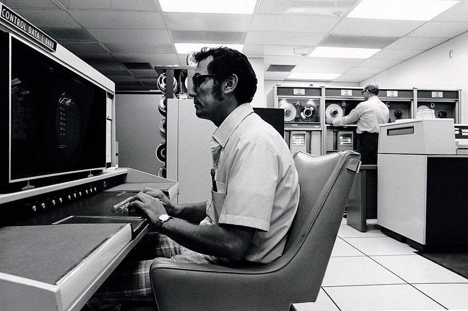 The CDC 6400 Computer System, a 1960s mainframe computer used at Kitt Peak National Observatory, is shown here.