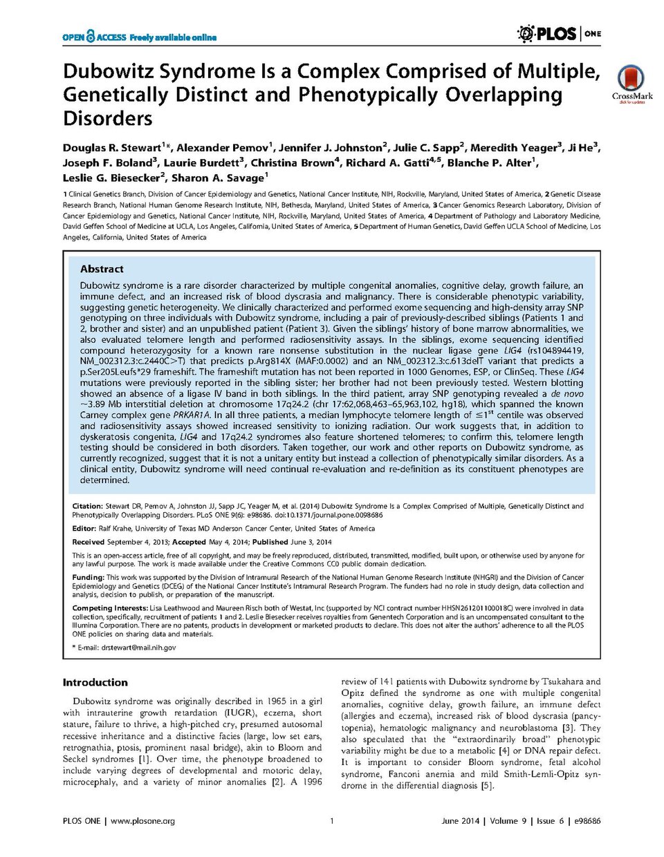 Dubowitz syndrome