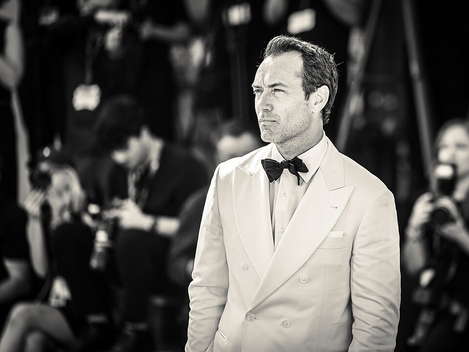 Actor Jude Law at the 2025 Venice Film Festival
