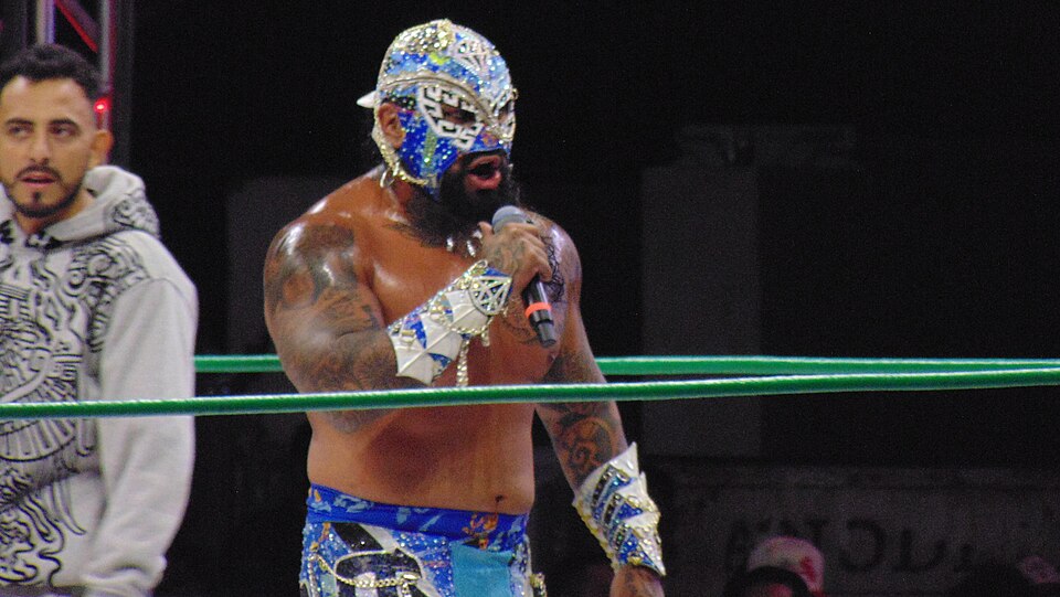 Fotografías de la función de lucha libre de AAA en la Arena San Marcos, en Aguascalientes, Aguascalientes, México, en marzo de 2026.
