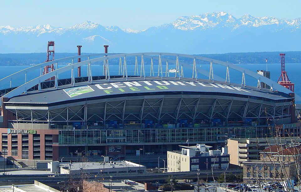 CenturyLink Field seen from Rizal Park, Seattle WA