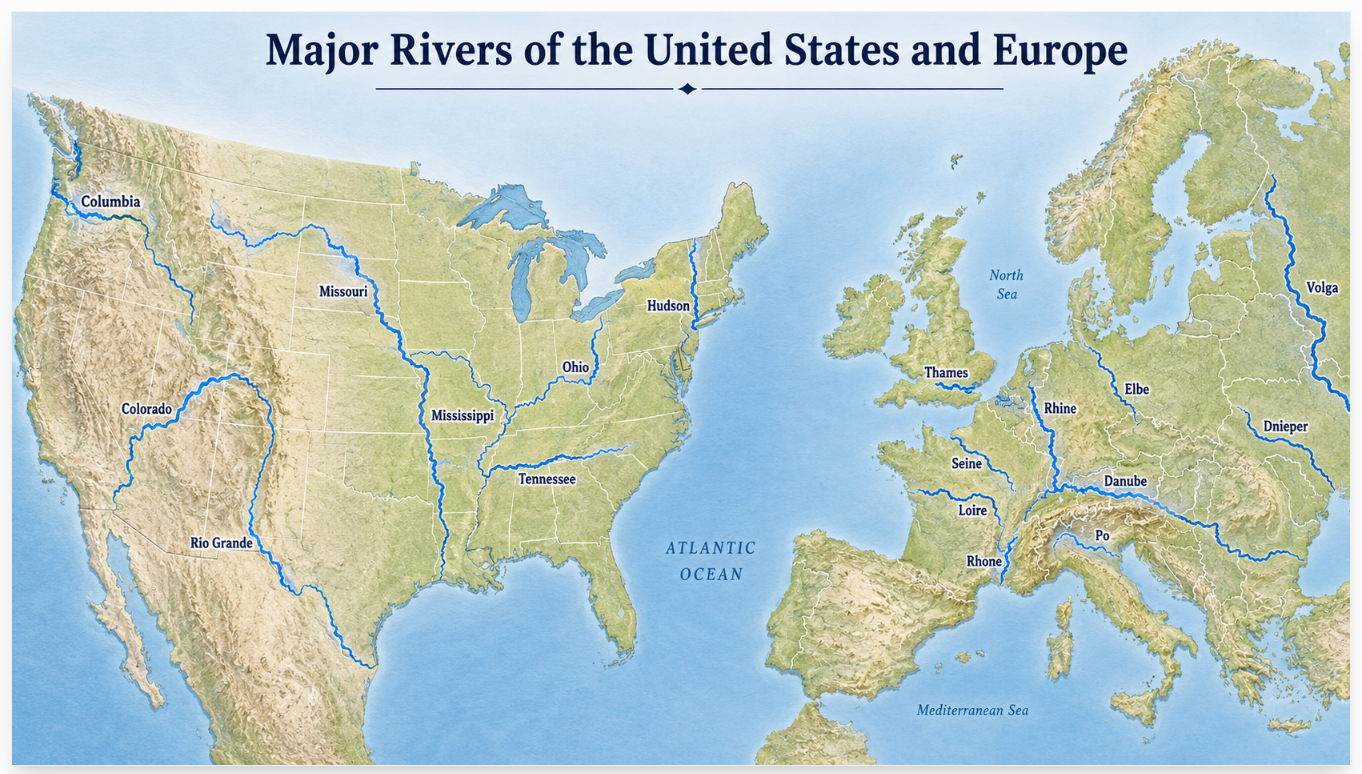 New Framework Identifies U.S. and European Rivers Closest to Ecological Collapse