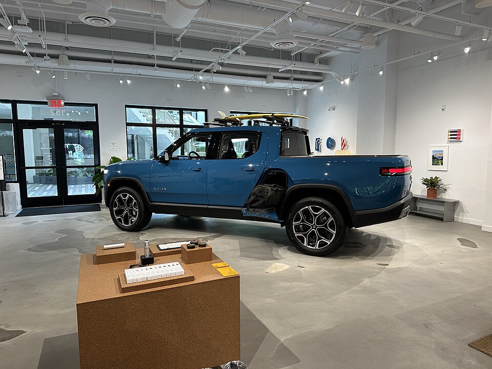Newly Open Rivian Showroom Brickell, Miami Florida Sept 2025