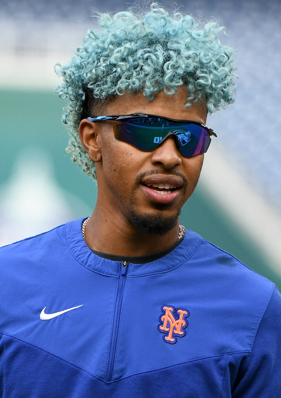 New York Mets shortstop Francisco Lindor (12) before the game against the Washington Nationals at Nationals Park in Washington D.C., April 8, 2022. (Photo by All-Pro Reels)