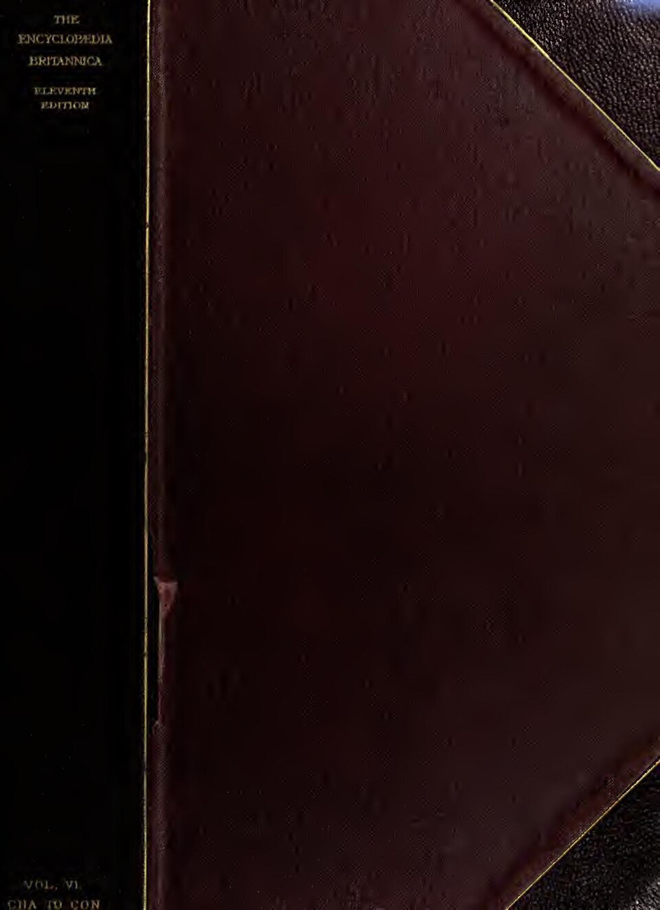 Volume 6 of the Encyclopædia Britannica, Eleventh Edition.