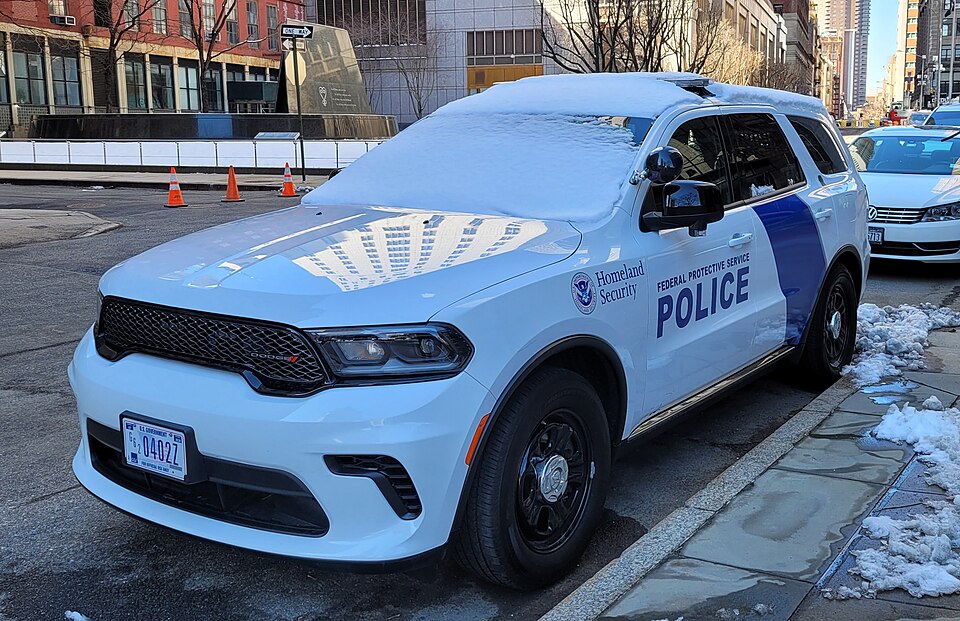 Homeland Security Vehicle in New York City, February 2024