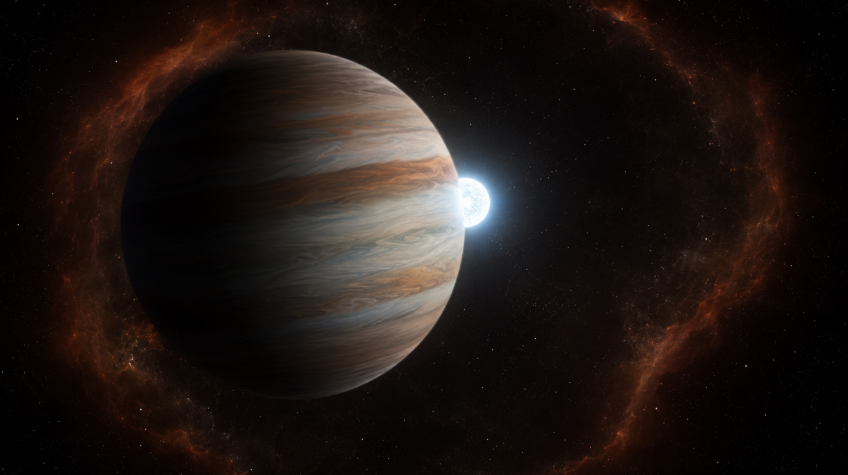 Jupiter-Size Planet Found Orbiting a Dead Star Defies Explanation