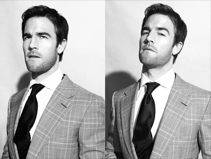 Image is of James Van Der Beek, American television, film, and stage actor. This image was taken in SanSierra Studio, New York, NY, US.