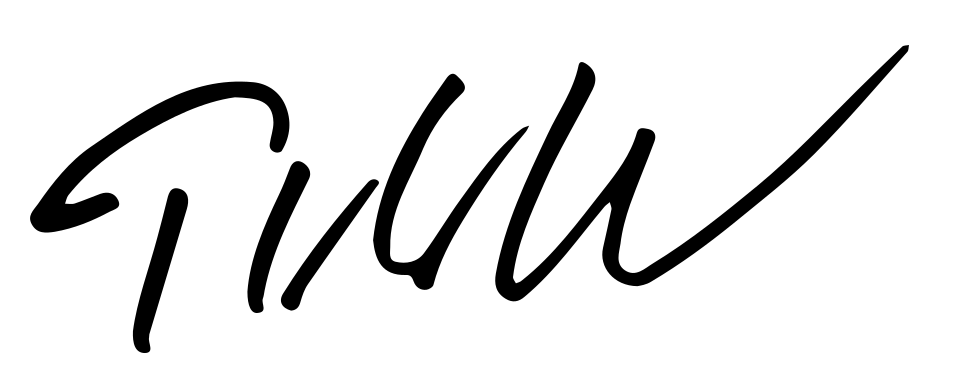 Signature of Swedish DJ Tim Bergling, known professionally as Avicii