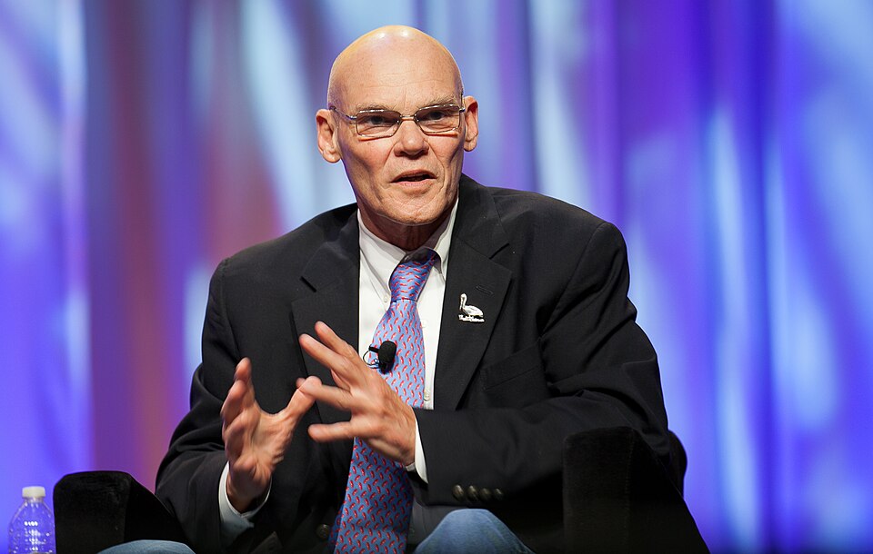 Political consultant James Carville, who was lead strategist of Bill Clinton's presidential campaign. For commercial uses, contact JD Lasica at jdlasica@gmail.com. This photo may be republished for noncommercial uses; credit must read: JD Lasica/Socialmedia.biz