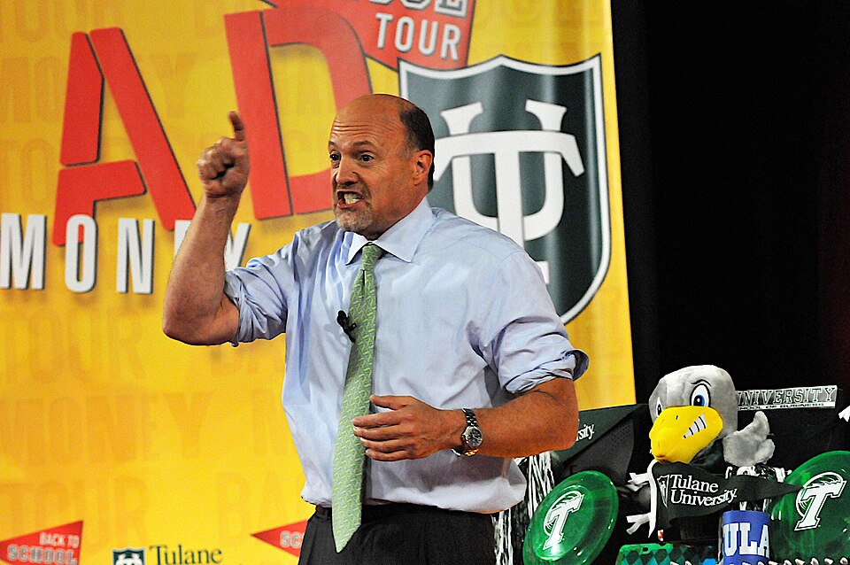 CNBC's Mad Money with Jim Cramer came to Tulane University's Freeman School of Business October 19, 2010 to broadcast in front of a live audience as part of the show's Back to School Tour.