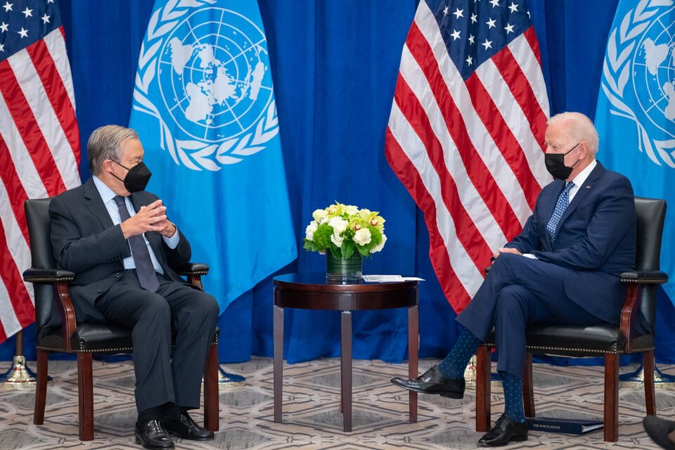 As I said during tonight’s meeting with UN Secretary General António Guterres: global challenges require global solutions. We believe in the United Nations and its value. And at this moment, our bond — based on common values and principles — is more important than ever.