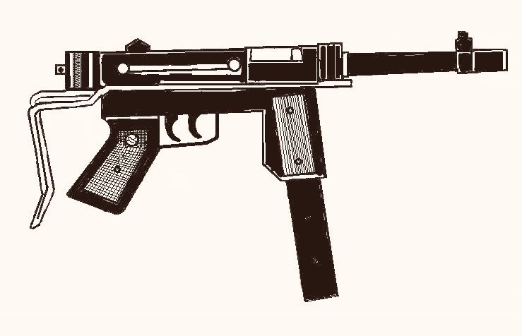 vista de subfusil Halcón ML-63