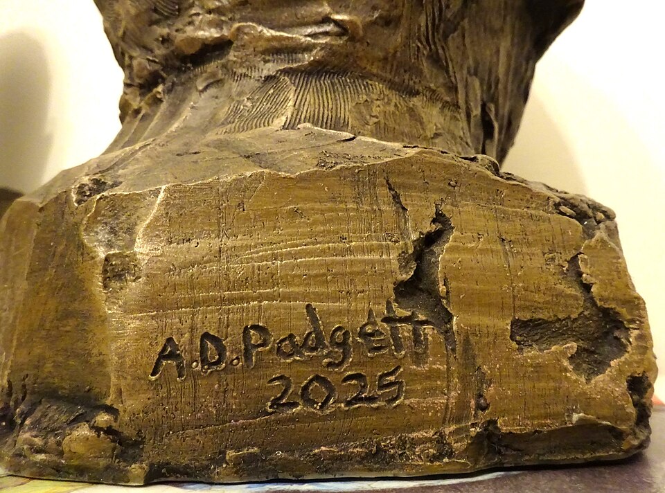 Andy Burnham. Sculpture of Mayor of Manchester 2025 by Anthony D Padgett