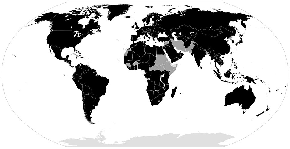 Shows the updated map of countries availability for Apple Music