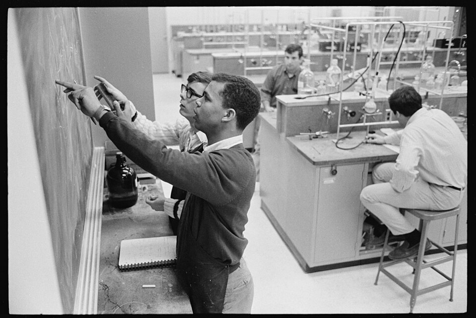 Harlem resident Harold Davis preparing for medical school at Wesleyan University as part of a program for inner city youth