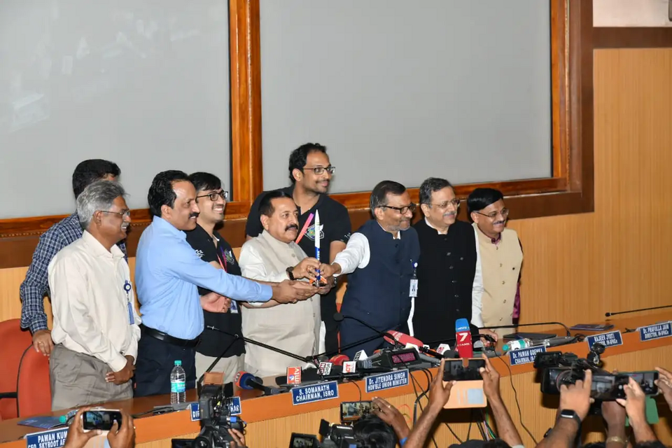 The launch of Vikram-S, a suborbital launch vehicle from M/s Skyroot Aerospace Pvt. Ltd., Hyderabad, was accomplished successfully on November 18, 2022, at 11:30 am IST from the sounding rocket launch complex at Satish Dhawan Space Centre, Sriharikota. It marks the first launch of a launch vehicle b