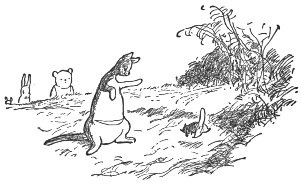 Illustration by Ernest Howard Shepard from Winnie-the-Pooh (1926), by A A Milne