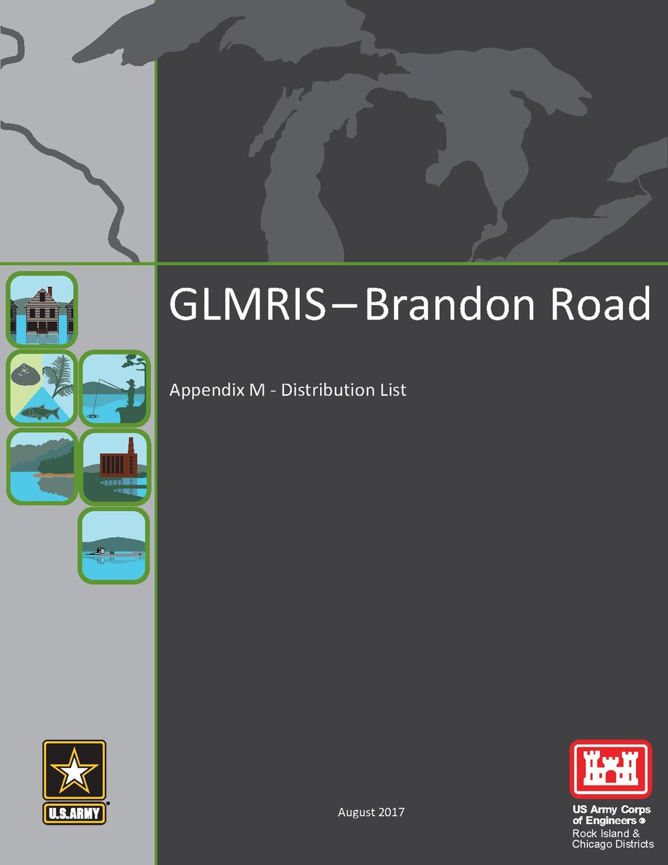 GLMRIS-Brandon Road- Appendix M - distribution list - USACE-p16021coll7-8003