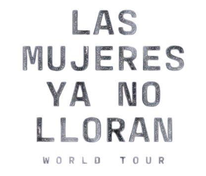 Logo for Shakira's concert tour Las Mujeres Ya No Lloran