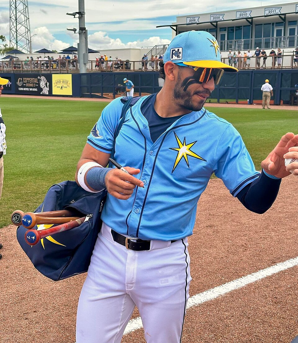 José Caballero of the Tampa Bay Rays