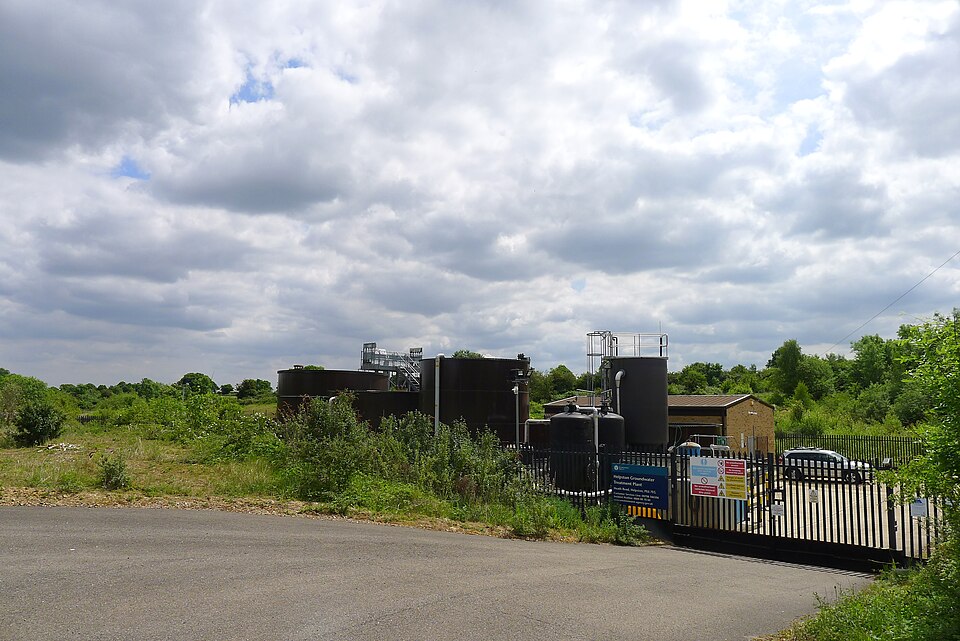 Helpston Groundwater Treatment Plant - don't drink the water!