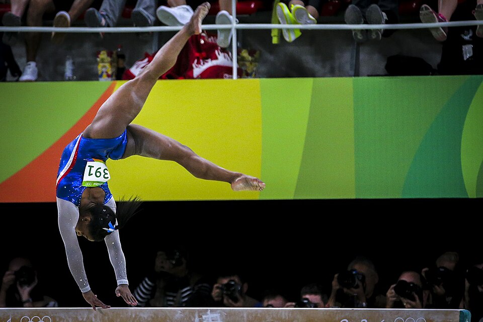 The winner in all-around gymnastics competitions among women at the Summer Olympic Games 2016 in Rio Simone Biles, the USA
