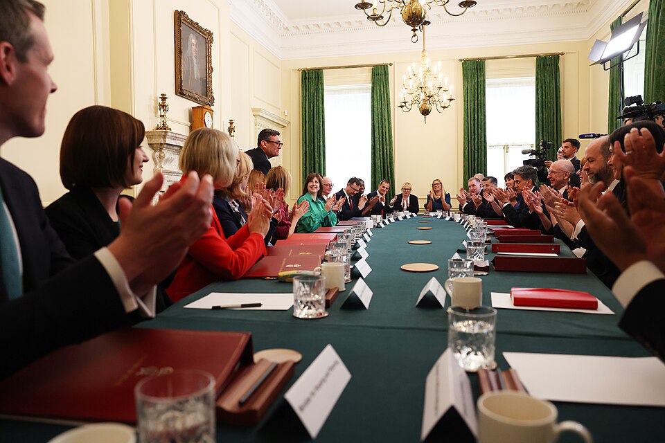 21/07/2026. London, United Kingdom. Prime Minister Andy Burnham hosts his first weekly Cabinet Meeting in 10 Downing Street. Picture by Lauren Hurley / No 10 Downing Street