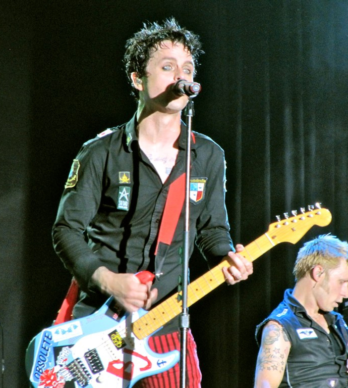 Billie Joe Armstrong de Green Day.