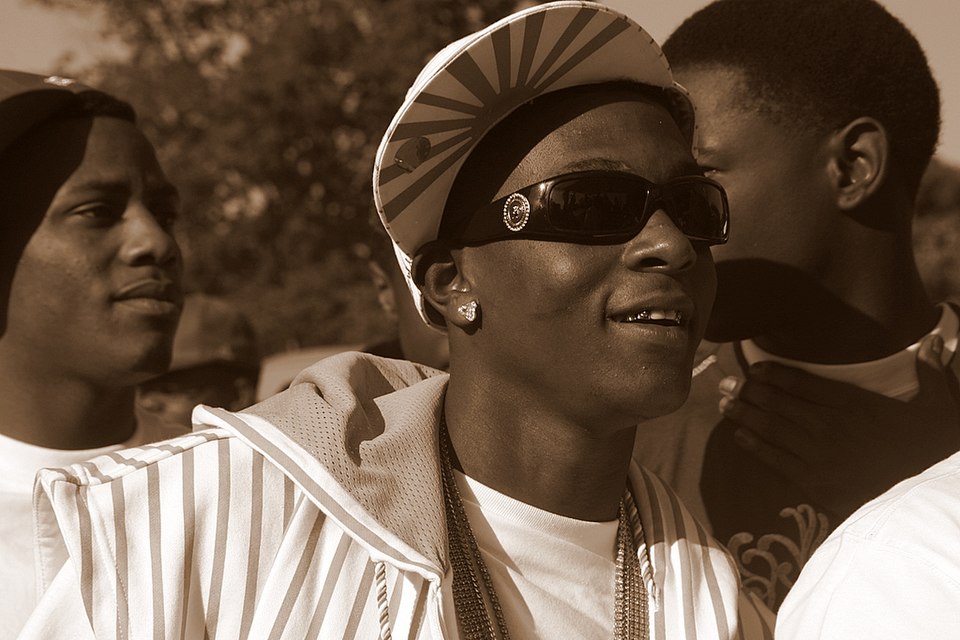 Image of American rapper Lil Boosie as photographed by Stefanie Richardson on May 19, 2007.