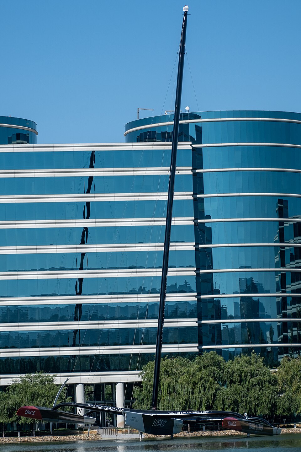USA 17 on display at Oracle Corporation Headquarters in July 2019