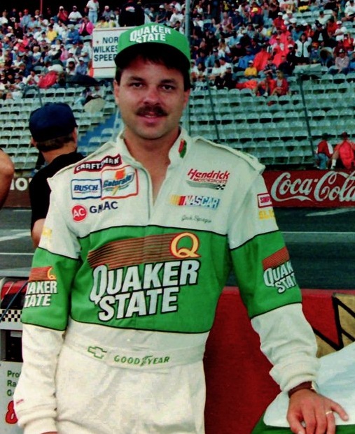 Jack Sprague before the 1996 Lowe's 250 at North Wilkesboro Speedway, September 28, 1996.