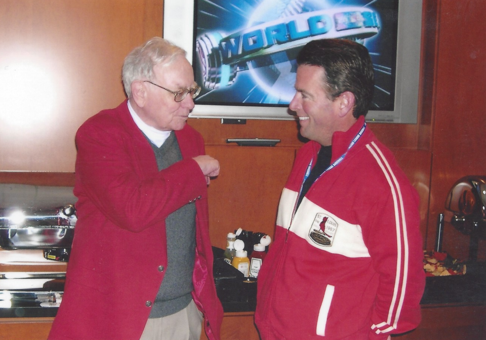 August Busch IV with Warren Buffett