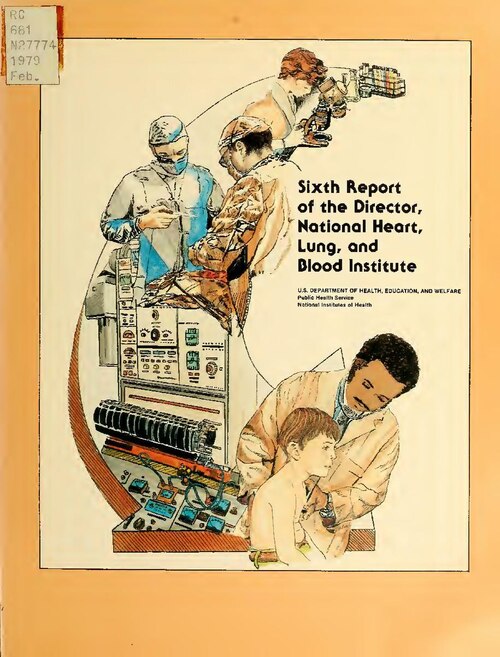Continues: Annual report of the Director of the National Heart and Lung Institute [RC681 .N27772]

Subjects: Cardiovascular system; Lungs; Cardiovascular system