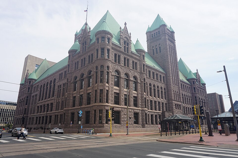 Minneapolis City Hall in Minneapolis, Minnesota (United States).