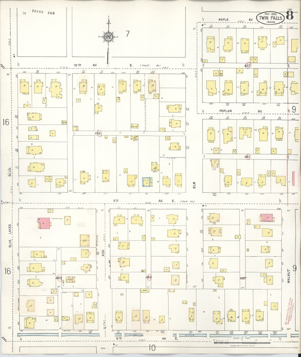 May 1922 - Aug 1949.   43 Sheet(s).  508.