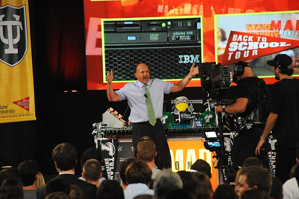 CNBC’s “Mad Money w/ Jim Cramer” came to Tulane University’s Freeman School of Business Oct. 19 to broadcast in front of a live audience as part of the show’s “Back to School Tour.”